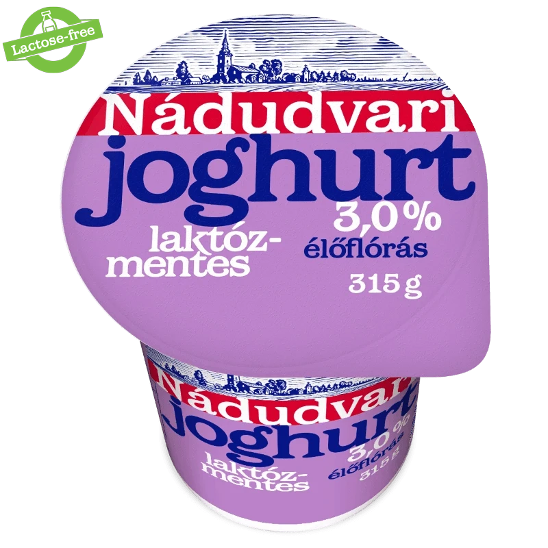 Lactose free natural yoghurt 3%,